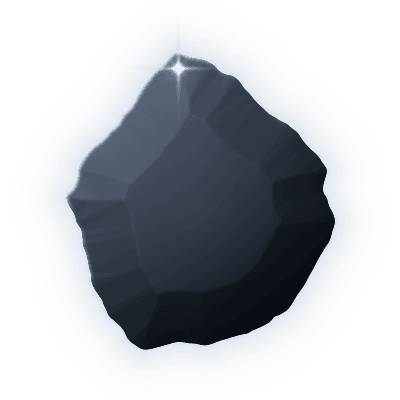 Silhouette of uncollected Gem #110